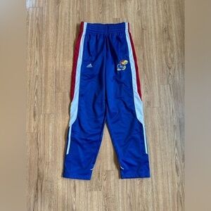 Kansas University break away snap basketball pants by Adidas size S